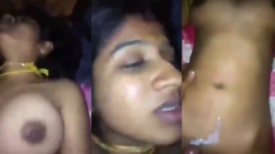 Tamil wife hot fuck and cum at end
