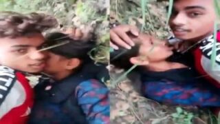 Village Teen Couple’s Outdoor Fuck Frenzy