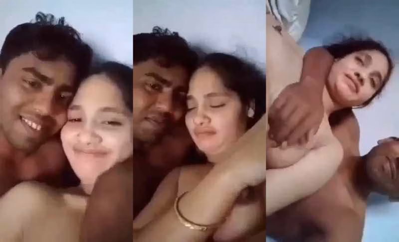 Lucky boy enjoying with beautiful girl
