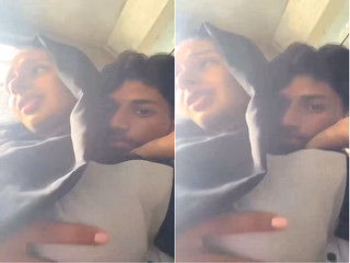 Mallu College Lovers Boobs Pressing In Bus