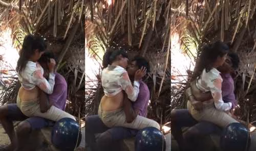 Munnar collage couple boobs suck outdoor sex