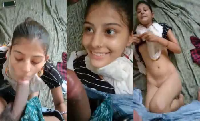 North Indian hot slim girl blowjob and nude