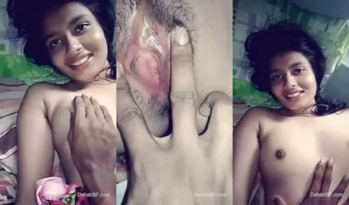 Tami cute teen girl showing small boobs and pussy