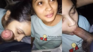 Bengaluru younger sister sucking dick brother’s cock